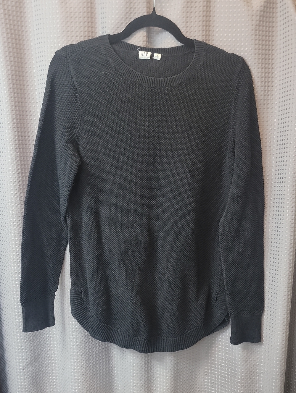 GAP Scoop Hem Cotton Knit Sweater Size M